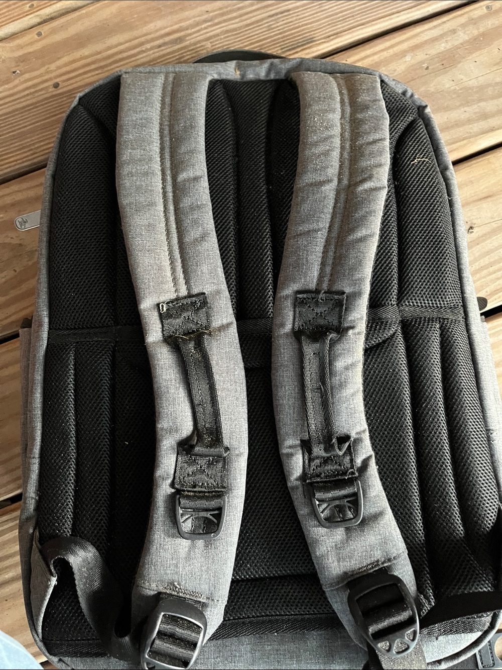 Original Penguin Gray Men's Backpack with Multiple Zipper Pockets - Picture 2 of 3